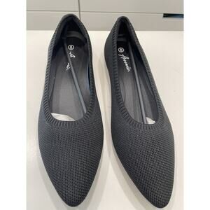 AROMIC Ballet Flats Women's Size 8 Black Knit Shoes NEW in Box!